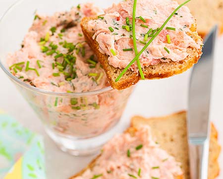 Chalet Catering with Salmon Spread